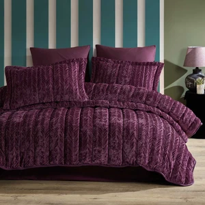 Comfort Yeni Nesil Uykuseti - 6 Parça Velvet Mürdüm (230X220CM)