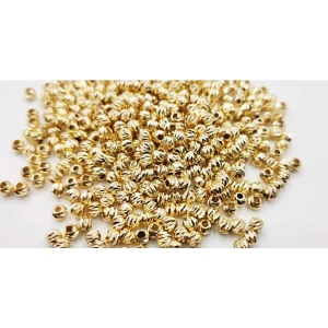 Yiğit Aksesuar 20 Adet Gold Dorika Boncuk 4 mm Ara Aparatı