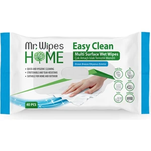 Mr. Wipes Farmasi Mr. Wipes Easy Clean Yüzey Temizleme Mendili Okyanus Esintisi Kokulu 40'li