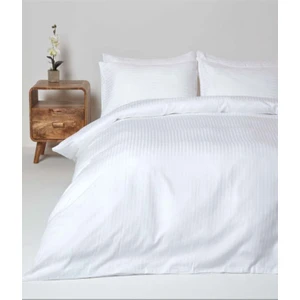 Tekstil Home Lastikli Çizgili Pamuk Saten Nevresim Takımı