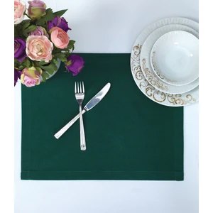 Tropik Home Amerikan Servis Pamuklu Yeşil Renkli Masa ve Salon Sunum Supla 35X45 Tropikhome