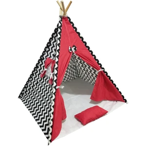 Pamuk Ahşap Çocuk Oyun Çadırı Kızılderili Çadırı Oyun Evi
