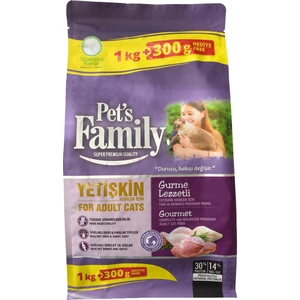 Pets Family Premium Gurme Lezzetli Yetişkin Kedi Maması 1300 G