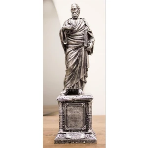 Antioch Artdesign Sokrates Biblo 35 cm Tasarım Heykel Ev Dekor Hediyelik Eşya