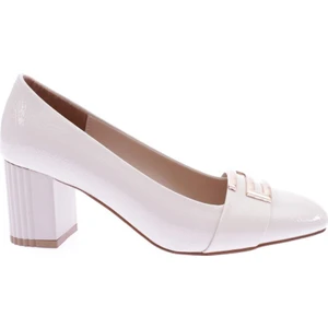 21 Kadın Küt Burun S Tokalı Topuklu Ayakkabı