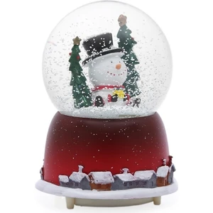 Fbz Home Yılbaşı Temalı Orta Boy Kar Küresi Işıklı Müzikli 12 cm