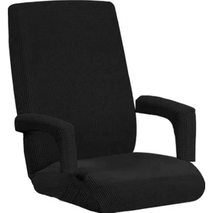 Strade Store Ev Ofis Bilgisayar Sandalye Tam Gerilebilir Döndürme Sandalye Koltuk Kapağı Navy L(Yurt Dışından)