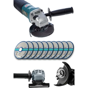 Spech Power Amerikan Technology x - Drive 1500 W Spiral Taşlama Ahşap Metal Kesim 10 Taş