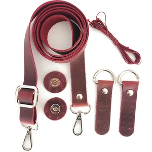 Alfa Tasarım Atölyesi Deri Çanta Sapı Aksesuarlı 120 Cm Mıknatıslı Çıtçıt Mumlu Ip Set