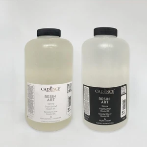 Resin Art Epoksi Şeffaf Reçine 2 Litre + 2 Litre Kit