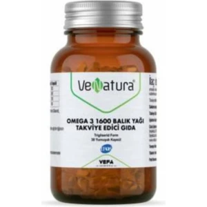 Omega 3 1600 Balık Yağı 30 Kapsül