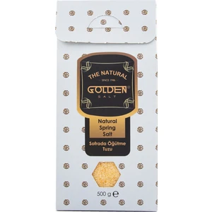 Golden Salt Premium Natural Spring Salt Doğal Kaynak Tuzu 500 gr (Sarı Tuz, Altın Tuz, Hamo Tuzu)