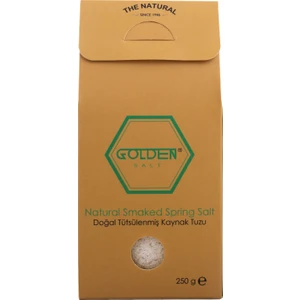 Golden Salt Tütsülenmiş Kaynak Tuzu (Smoked Spring Salt) 250 gr (Lezzet Tuzu)