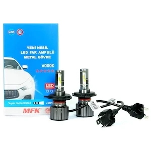 Mfk LED Xenon Takım Yeni Nesil Metal Gövde H4