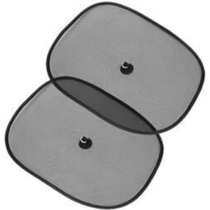 Oto Yan Cam Perdesi Vantuzlu Siyah