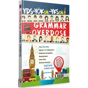 Benim Hocam Yayınları YDS YÖKDİL YKS -DİL Grammar Overdose