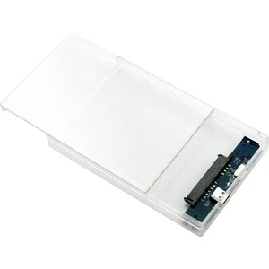 Tme 2.5" USB 2.0 Sata SSD Harddisk HDD Harici Kutu Şeffaf DD-115T
