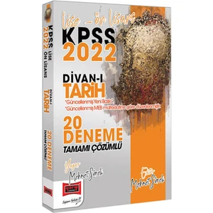Yargı Yayınevi  2022 KPSS Lise Ön Lisans Divanı Tarih Tamamı Çözümlü 20 Deneme
