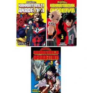 Kahramanlık Akademim 1-2-3. Ciltler Manga Seti - Kohei Horikoşi