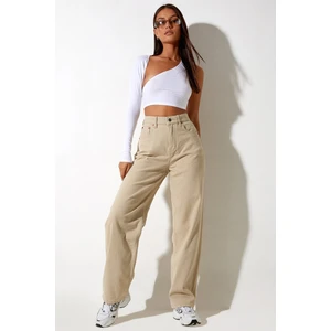 Mad Girls Bej Palazzo Jean MG1247