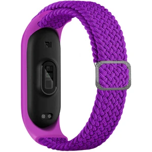 Nezih Case Xiaomi Mi Band 3/4/5/6 Akıllı Bileklik Örgü Kordon Pitaya