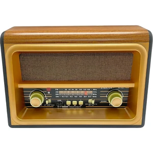 RRT-827 Ahşap Bluetooth Nostaljik Radyo