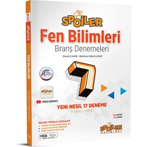 Spoiler Yayınları 7. Sınıf Fen Bilimleri Spoiler 17 Deneme Yeni 2022