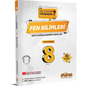 Spoiler 8. Sınıf Fen Bilimleri Ne Kadar Öğrendim Üds Yeni 2022
