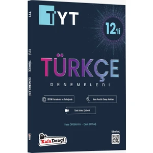 Kafa Dengi Yayınları TYT Türkçe 12 Li Branş Denemesi