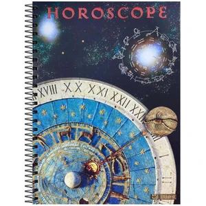 Özgün Defter Özgün Horoscope A4 Sert Kapak Kareli Spiralli Defter 150 Yaprak