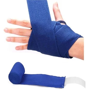 Boks Bandajı 3.5 Metre %100 Polyester Elastik Boks Bilek Bandajı Bilek Sargısı Çift (2 Adet)