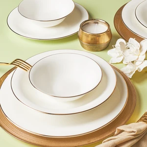 Fine Pearl Diana 24 Parça 6 Kişilik Yemek Takımı Gold