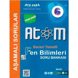 Artı Zeka Yayınları 6. Sınıf Fen Bilimleri Atom Aşamalı Soru Bankası