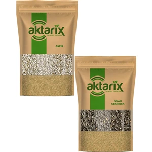 100 gr Küçük Siyah Çekirdek + 100 gr Aspir Çekirdeği Papağan Yemi