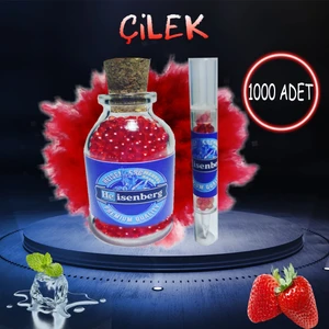 Mentol Topu 1000'li Iced Strawberry (Buzlu Çilek Aromalı)+Aplikatör