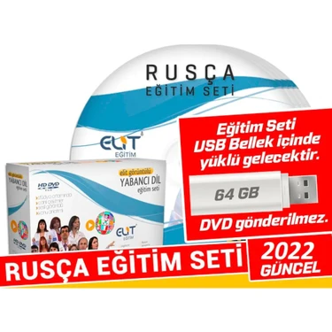 Elit Rusça Görüntülü Eğitim Seti (64 GB USB Bellek