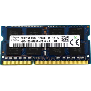 Sk Hynix 2rx8 PC3L-12800S-11-12-F3 8GB 1600MHZ DDR3 Notebook Fiyatı