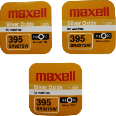 Maxell 395 SR927SW 1.55V Saat Pili