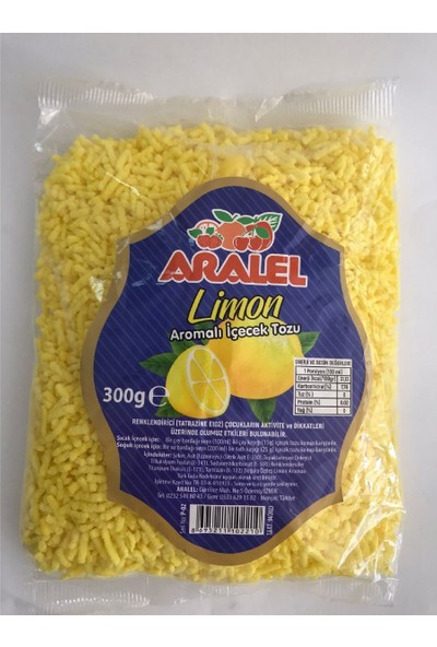 Aralel Oralet Limon Aromalı Içecek Tozu 300 gr