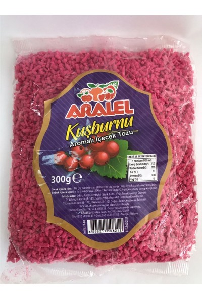 Aralel Oralet Kuşburnu Aromalı Içecek Tozu 300 gr