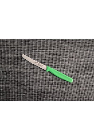 Solingen Tırtıklı Doğrama Mutfak Bıçağı Yeşil