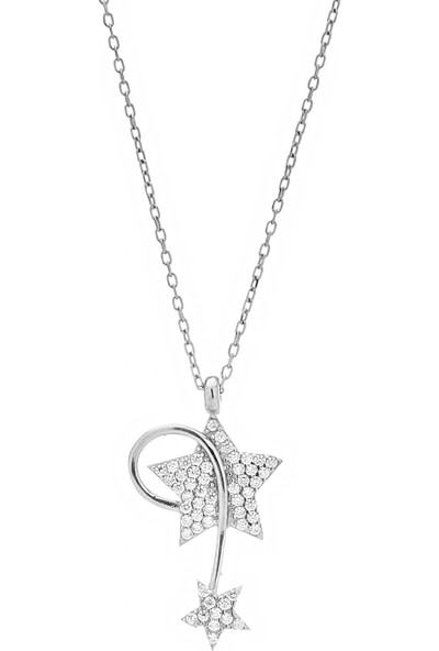 Starlight Diamond 925 Ayar Kuyruklu Yıldız Kadın Gümüş Kolye