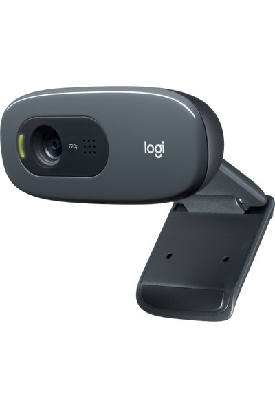 Logitech C270 HD 720p Mikrofonlu Web Kamerası - Siyah