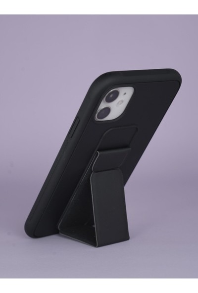 Ulu Apple Iphone 11 Kılıf Korumalı Derili Yeni Tasarım Stand Özellikli Lüks Kapak + Kırılmaz Cam