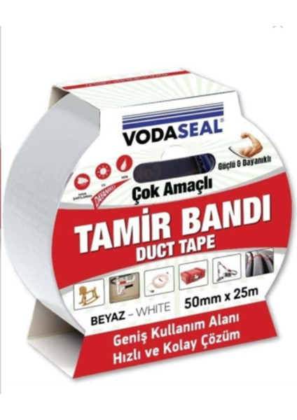 Vodaseal Tamir Bandı Beyaz 50MMX25 mt