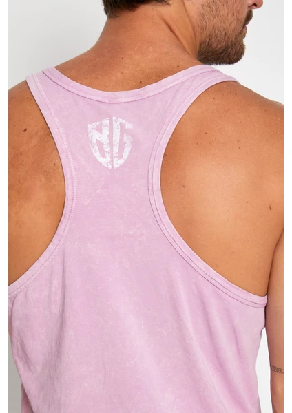 Be Green Wear Be Green Washed Gym Tank Top Pembe