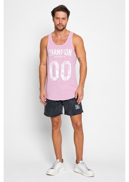 Be Green Washed Gym Tank Top Pembe fırsatları