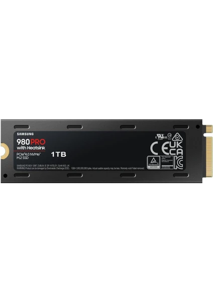 1TB SAMSUNG 980 PRO Heatsink M.2 NVMe MZ-V8P1T0CW (Resmi Distribütör Garantili)