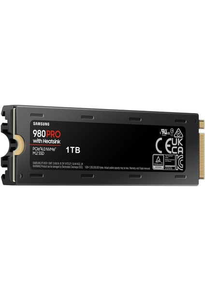 1TB SAMSUNG 980 PRO Heatsink M.2 NVMe MZ-V8P1T0CW (Resmi Distribütör Garantili)