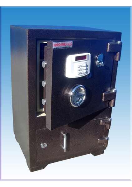 A.Ş. 007EB Amerikan Tipi Altı Dolaplı Anahtarsız Elektronik Çelik Para Kasası